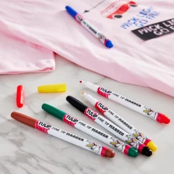 Best Sale 👏 Tulip® Fabric Markers®, Fine Tip Primary, 6 Pack 🎁 -Ashley Productions Shop 10267856 20