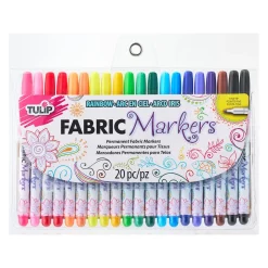 Budget 🧨 Tulip® Fabric Markers® Fine Writers, 20 Pack 🔔