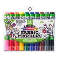 Wholesale ⌛ Tulip® Fabric Markers®, Brush Tip Rainbow 👍
