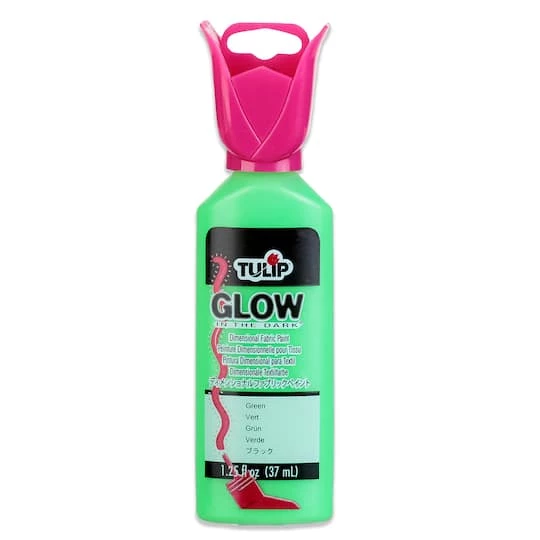 Wholesale π Tulip® Glow In The Dark® Dimensional Fabric Paint, 1.25oz. π 5 Wholesale π Tulip® Glow In The Dark® Dimensional Fabric Paint, 1.25oz. π - Image 3
