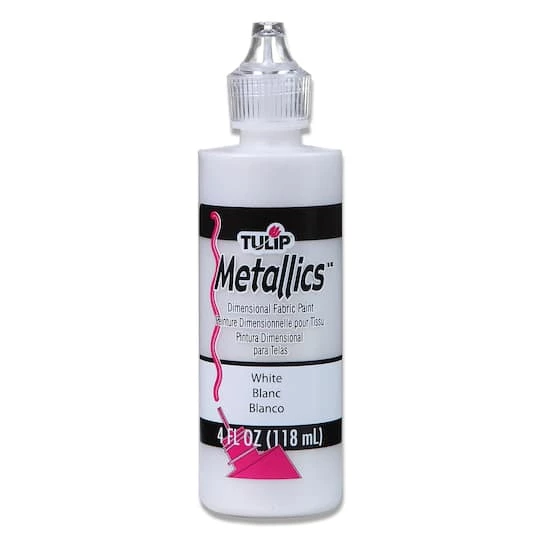 Buy β 12 Pack: Tulip® Metallics™ Dimensional Fabric Paint, 4oz. π 5 Buy β 12 Pack: Tulip® Metallics™ Dimensional Fabric Paint, 4oz. π - Image 3