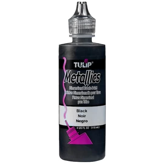 Buy β 12 Pack: Tulip® Metallics™ Dimensional Fabric Paint, 4oz. π 8 Buy β 12 Pack: Tulip® Metallics™ Dimensional Fabric Paint, 4oz. π - Image 6