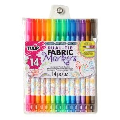 Flash Sale βοΈ 12 Packs: 14 ct. (168 total) Tulip® Dual Tip Permanent Fabric Markers® π 9 Flash Sale βοΈ 12 Packs: 14 ct. (168 total) Tulip® Dual Tip Permanent Fabric Markers® π -Ashley Productions Shop 10417914 1 1