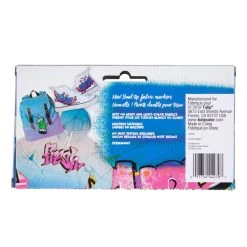 Cheap ⌛ 12 Packs: 6 ct. (72 total) Tulip® Graffiti Fabric Markers™ Rainbow ❤️ -Ashley Productions Shop 10622975 7 1