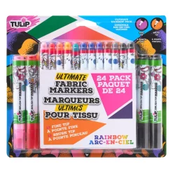 Top 10 🧨 Tulip® Ultimate Fabric Markers Rainbow, 24 Pack 🔥 -Ashley Productions Shop 10622978 30