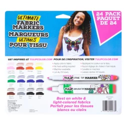 Top 10 🧨 Tulip® Ultimate Fabric Markers Rainbow, 24 Pack 🔥 -Ashley Productions Shop 10622978 6