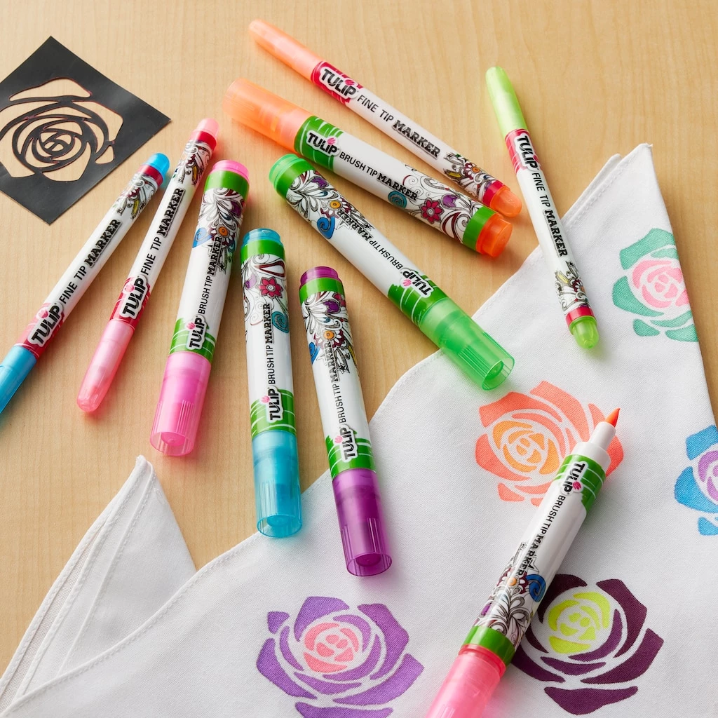 Best deal ❤️ Tulip® Ultimate Fabric Markers Neon, 24 Pack 🧨 4 Best deal ❤️ Tulip® Ultimate Fabric Markers Neon, 24 Pack 🧨 - Image 2