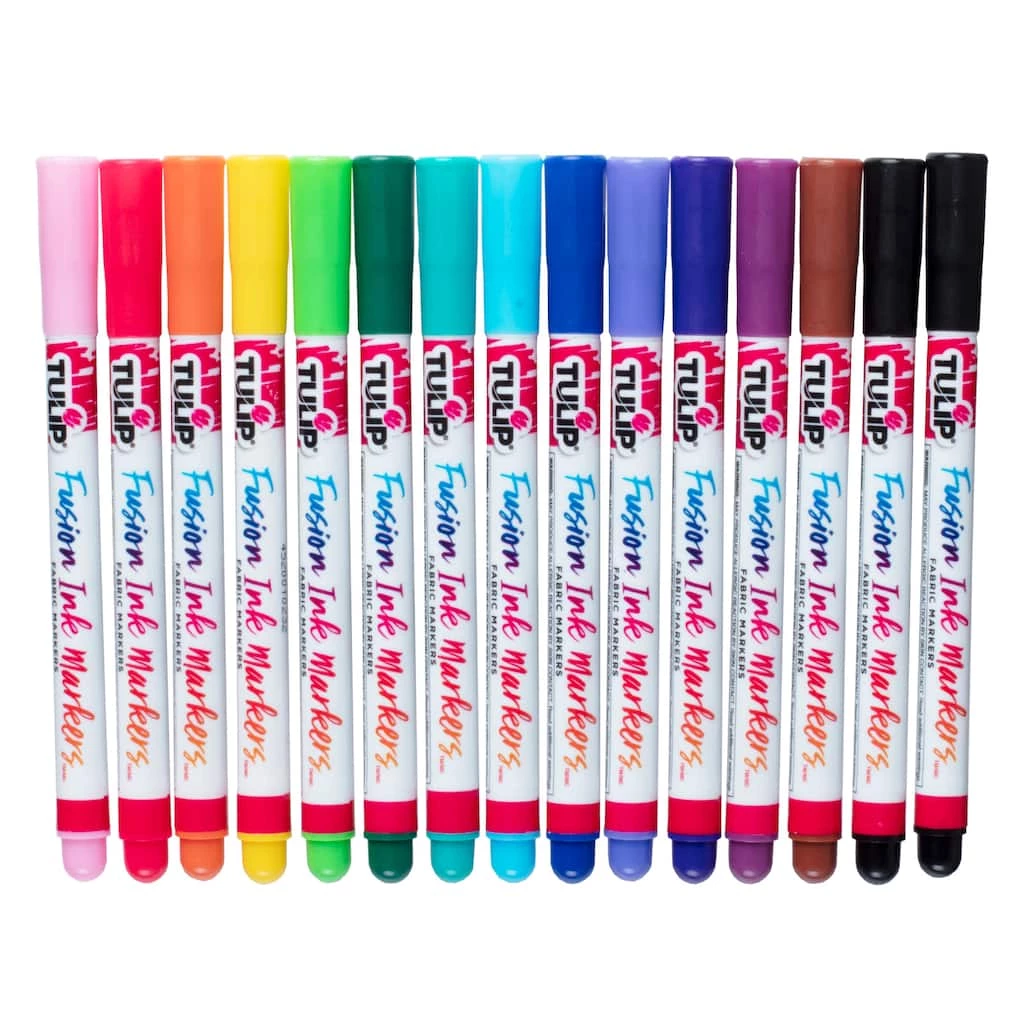 Cheapest π 6 Packs: 15 ct. (90 total) Tulip® Fusion Ink Bullet Tip Fabric Markers π₯° 5 Cheapest π 6 Packs: 15 ct. (90 total) Tulip® Fusion Ink Bullet Tip Fabric Markers π₯° - Image 3