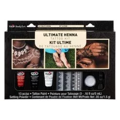 Best deal 🧨 6 Pack: Tulip® Body Art® Ultimate Henna Tattoo Kit 🤩