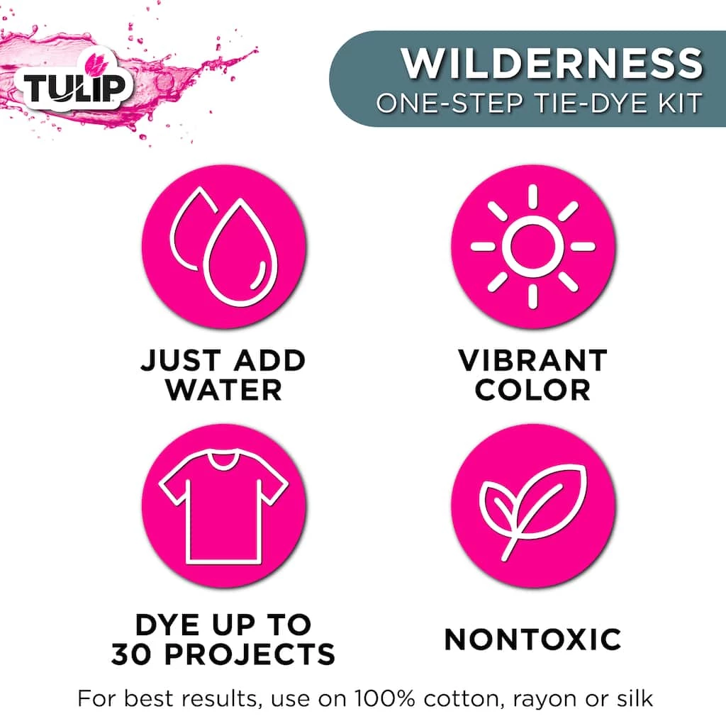 Promo π― 6 Pack: Tulip® Wilderness One-Step Tie Dye Kit® π 5 Promo π― 6 Pack: Tulip® Wilderness One-Step Tie Dye Kit® π - Image 3