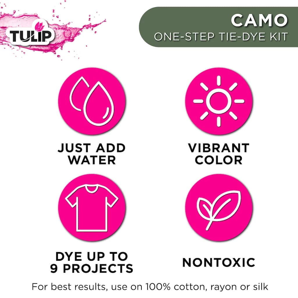 Brand new β Tulip® Camo One-Step Tie-Dye Kit® π 5 Brand new β Tulip® Camo One-Step Tie-Dye Kit® π - Image 3