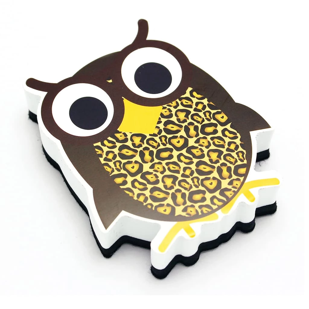 Buy 👍 Ashley Productions 3.75" Magnetic Brown Wise Owl Whiteboard Erasers, 6 Pack 🥰 3 Buy 👍 Ashley Productions 3.75" Magnetic Brown Wise Owl Whiteboard Erasers, 6 Pack 🥰