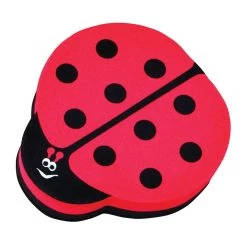 Budget 🔔 Ashley Productions 3.75" Magnetic Apple Red Ladybug Whiteboard Erasers, 6 Pack 👍