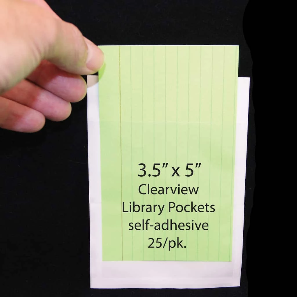 Deals 🧨 Clear View Self-Adhesive Library Pockets, 5 Packs by ASHLEY PRODUCTIONS 🛒 4 Deals 🧨 Clear View Self-Adhesive Library Pockets, 5 Packs by ASHLEY PRODUCTIONS 🛒 - Image 2