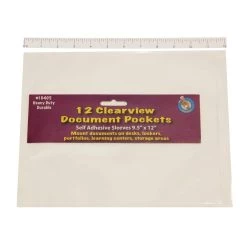 Brand new 🤩 Ashley Productions Clear Document Pockets ⭐