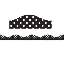 Top 10 🎉 Ashley Productions Black & White Polka Dot Magnetic Borders, 72ft. 🧨