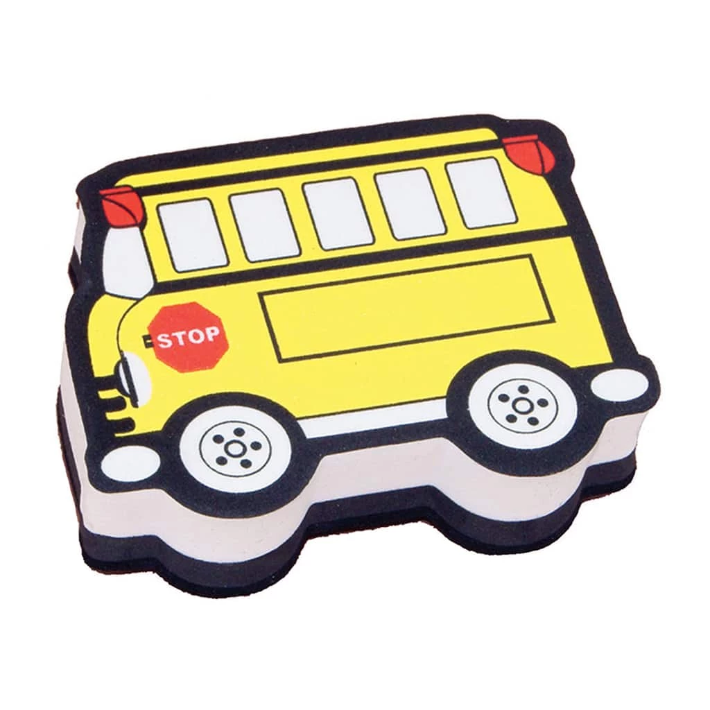 Budget π Ashley Productions Magnetic Whiteboard Eraser, School Bus, 6ct. π 3 Budget π Ashley Productions Magnetic Whiteboard Eraser, School Bus, 6ct. π