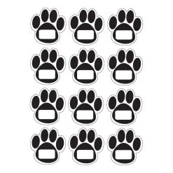Cheapest 🥰 Ashley Productions Die-Cut Magnets, Black Paws, 5 Packs of 12 🎉