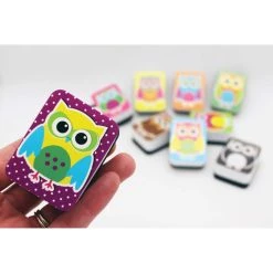Top 10 🌟 Ashley Productions Non-Magnetic Mini Whiteboard Erasers, Color Owls 👏 -Ashley Productions Shop D217640S 3