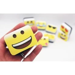 Cheap 🧨 Ashley Productions Non-Magnetic Mini Whiteboard Erasers, Emojis 👏 -Ashley Productions Shop D217642S 3