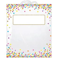Best Sale 🔥 Ashley Productions 10.5" x 12.5" Hanging Confetti Pattern Storage Bag, 6ct. ✔️