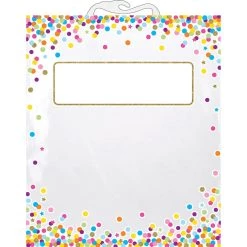 Flash Sale 🔔 Ashley Productions 11" x 16" Hanging Confetti Pattern Storage Bag, 10ct. 🥰