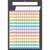 New 🥰 Ashley Productions Smart Poly™ Black & White Polka Dot Incentive Chart, 10ct. 🧨 -Ashley Productions Shop D223328S 1