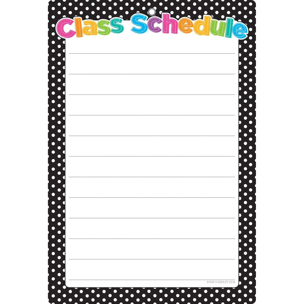 Best reviews of π Ashley Productions Smart Poly™ Polka Dot Class Schedule Charts, 10ct. π 3 Best reviews of π Ashley Productions Smart Poly™ Polka Dot Class Schedule Charts, 10ct. π