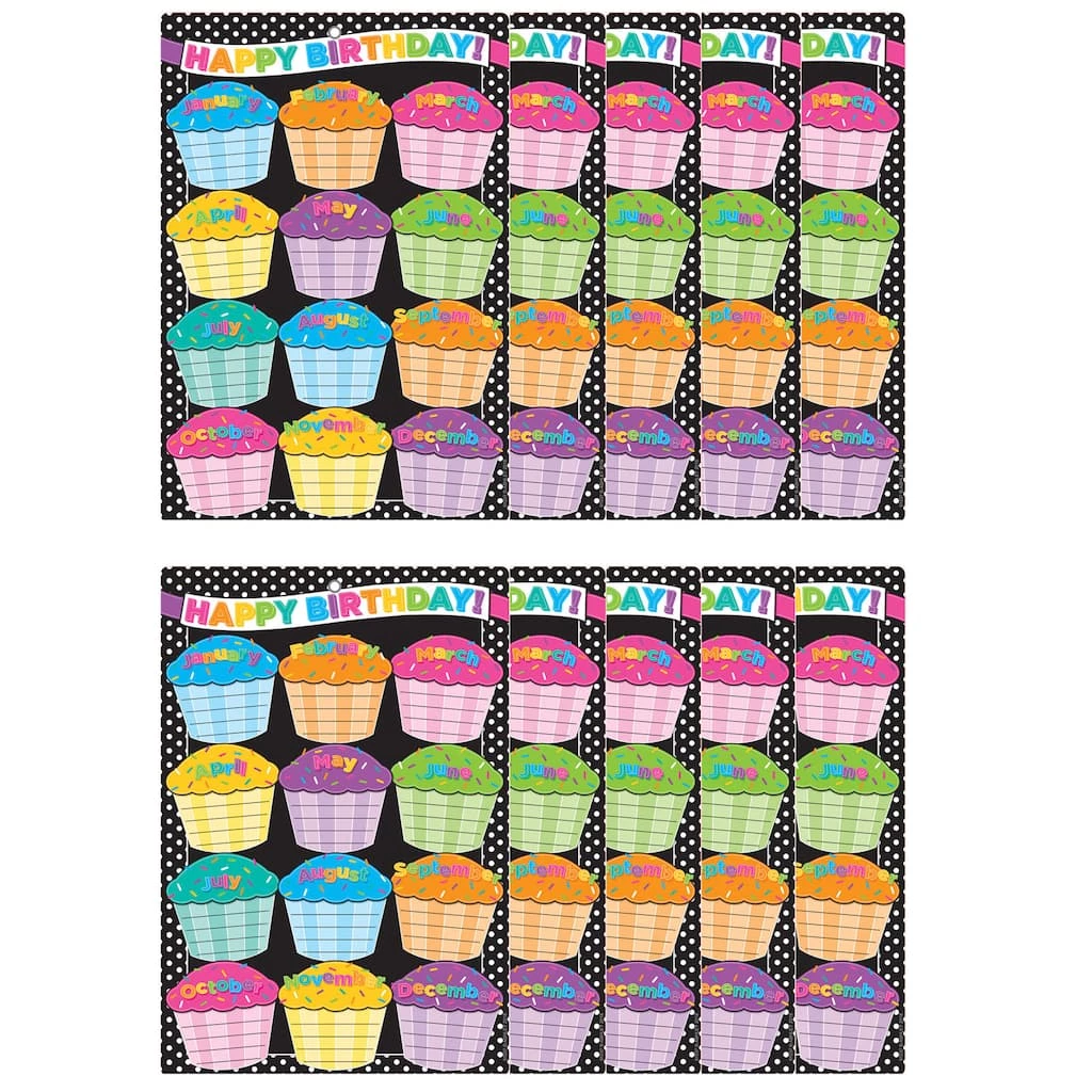 Brand new β€οΈ Smart Poly™ B&W Polka Dots Happy π Birthday Chart w/Grommet, 10ct. by ASHLEY PRODUCTIONS π 4 Brand new β€οΈ Smart Poly™ B&W Polka Dots Happy π Birthday Chart w/Grommet, 10ct. by ASHLEY PRODUCTIONS π - Image 2