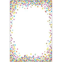 Wholesale 🎁 Smart Poly™ Confetti Blank Chart w/Grommet, 10ct. by ASHLEY PRODUCTIONS ⭐