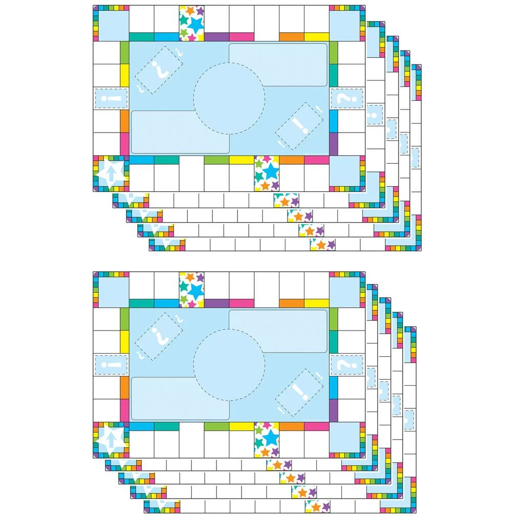 Cheapest 🌟 Smart Poly™ Game Board Squares Chart, 10ct. by ASHLEY PRODUCTIONS ✔️ 4 Cheapest 🌟 Smart Poly™ Game Board Squares Chart, 10ct. by ASHLEY PRODUCTIONS ✔️ - Image 2