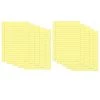 Cheap 🌟 Ashley Productions Smart Poly™ Yellow Notebook Paper, 10ct. 🌟