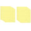 New 👍 Ashley Productions Smart Poly™ Yellow Notebook Paper Charts, 10ct. 🤩 -Ashley Productions Shop D224926S 1
