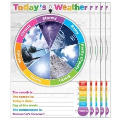 Best Pirce 👏 Ashley Productions Smart Poly™ Weather Wheel Chart, 5ct. 🤩