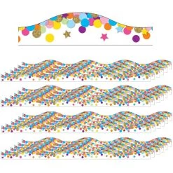 Best reviews of 🎉 Ashley Productions Confetti Magnetic Borders, 60ft. 🥰 -Ashley Productions Shop D225208S 1
