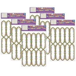 Top 10 🌟 Ashley Productions Confetti Magnetic Die-Cut Large Nameplates & Labels, 6 Packs of 10 🔔