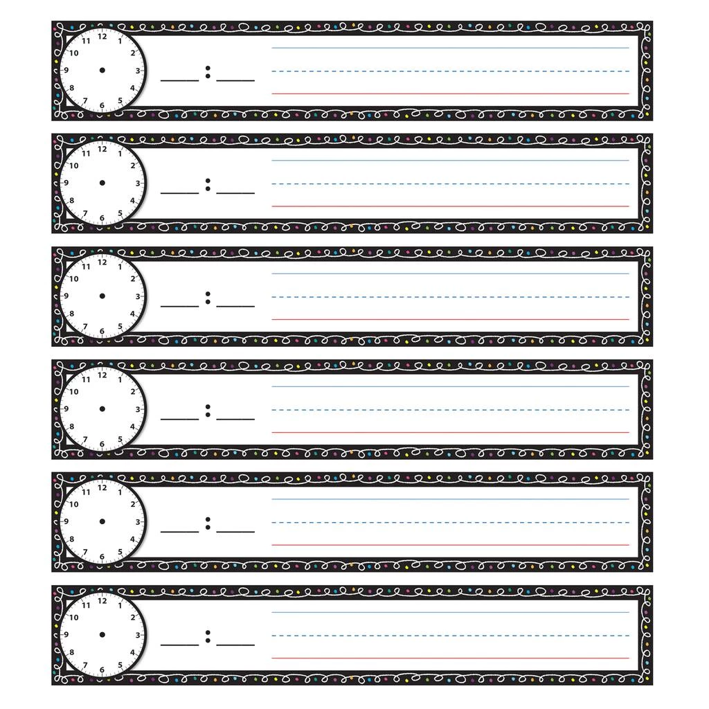 Best Sale π― Chalk Loops Scheduling & Sentence Pocket Chart Inserts, 72ct. by ASHLEY PRODUCTIONS π 4 Best Sale π― Chalk Loops Scheduling & Sentence Pocket Chart Inserts, 72ct. by ASHLEY PRODUCTIONS π - Image 2