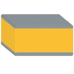 Budget 😀 Ashley Productions Goldenrod Big Reading Guide, 12ct. ⭐