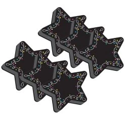 Budget 🛒 Ashley Productions Star Chalk Magnetic Whiteboard Erasers, 6ct. 🌟