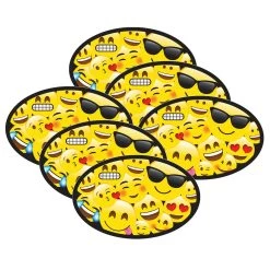 Promo 🔥 Ashley Productions Emojis Magnetic Whiteboard Erasers, 6ct. 😍