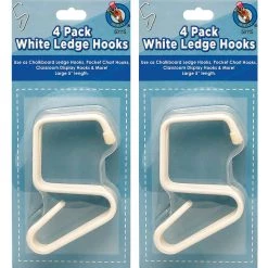 Best deal 😍 Ashley Productions® Classroom Ledge Hooks for Chalkboard Trays, 2 Packs of 4 ✨