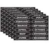 Promo 😉 Ashley Productions Chalkboard Calendar Months Magnets, 6 Packs of 12 🧨 -Ashley Productions Shop D301026S 1