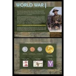 Buy 🥰 American Coin Treasures World War I Coin & Stamp Collection 🌟