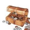 Best reviews of ✨ 50 Old U.S. Mint Coins in Historic Wooden Treasure Chest by American Coin Treasures ⭐