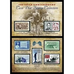 Cheapest 🔔 150th Anniversary Civil War Commemorative Stamp Collection by American Coin Treasures 🎁
