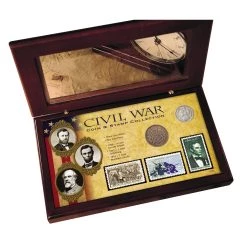 Discount ⌛ Civil War Coin & Stamp Collection Boxed Set by American Coin Treasures 😉