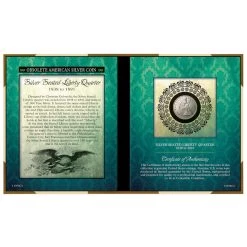 Best reviews of ✔️ Obsolete American Seated Liberty Silver Quarter Coin with Display by American Coin Treasures 🧨
