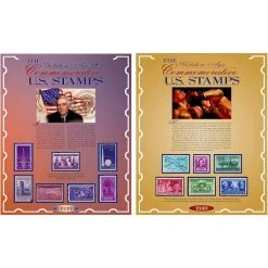 Cheapest 👏 The Golden Age of U.S. Commemorative Stamps from 1939 and 1949 Collection with Display by American Coin Treasures 🧨