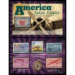 Coupon 🎉 America Takes Flight Stamp Collection by American Coin Treasures 🔔