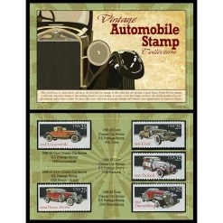 Outlet 😀 Vintage Automobile Stamp Collection by American Coin Treasures 🔥